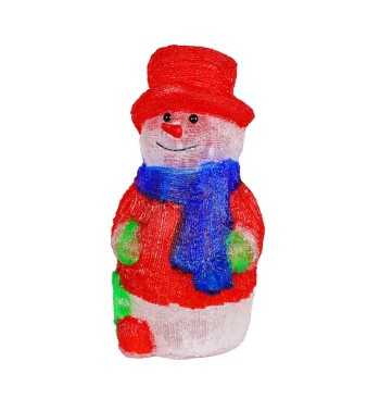 Pupazzo di Neve Natalizio Luminoso H.40,5 cm