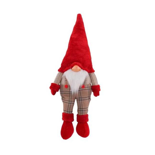 Gnomo Natalizio Seduto H.72 cm
