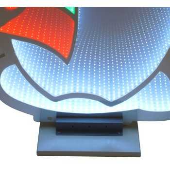 Pupazzo di Neve Luminoso 3D con Effetto Infinity Mirror 3 Misure