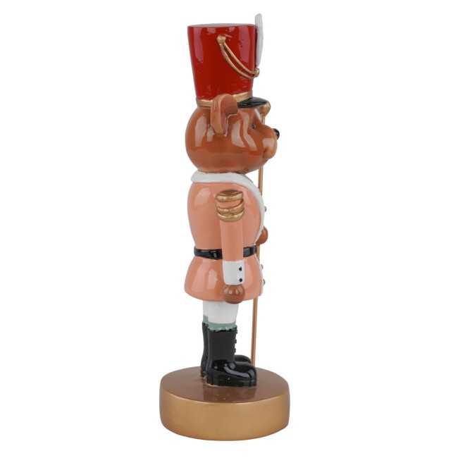 Orso Schiaccianoci Natalizio in Resina H.20,5 cm