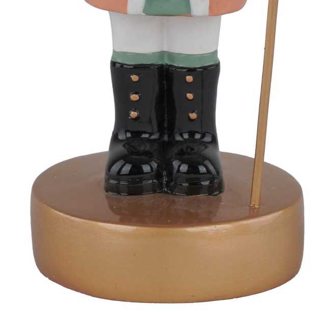 Orso Schiaccianoci Natalizio in Resina H.20,5 cm