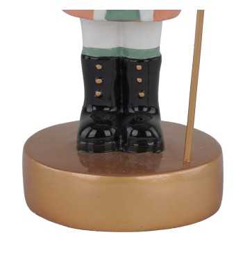 Orso Schiaccianoci Natalizio in Resina H.20,5 cm