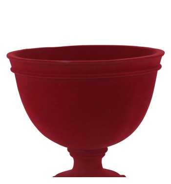 Vaso Natalizio in Velluto Bordeaux 3 Misure