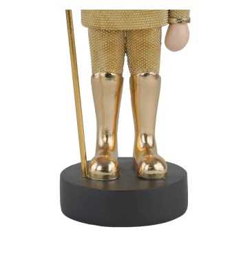 Schiaccianoci Natalizio Oro in Resina 2 Misure
