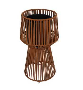 Vaso con Corde Marrone Chiaro H.75/55 cm