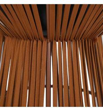 Vaso con Corde Marrone Chiaro H.75/55 cm