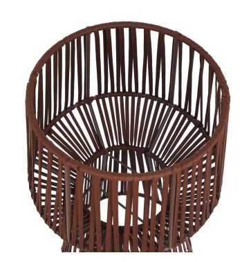 Vaso con Corde Marrone Scuro H.75/55 cm