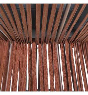 Vaso con Corde Marrone Scuro H.75/55 cm