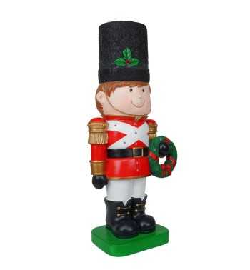 Bimbo Soldatino in Resina con Luci Led H.71 cm