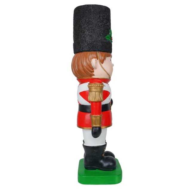 Bimbo Soldatino in Resina con Luci Led H.71 cm