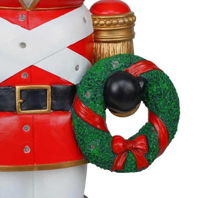 Bimbo Soldatino in Resina con Luci Led H.71 cm