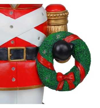 Bimbo Soldatino in Resina con Luci Led H.71 cm