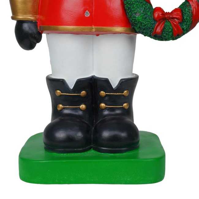 Bimbo Soldatino in Resina con Luci Led H.71 cm