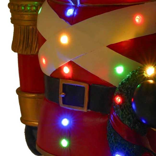 Bimbo Soldatino in Resina con Luci Led H.71 cm