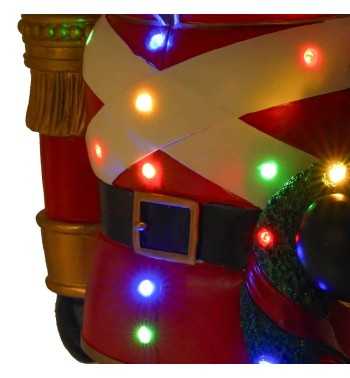 Bimbo Soldatino in Resina con Luci Led H.71 cm