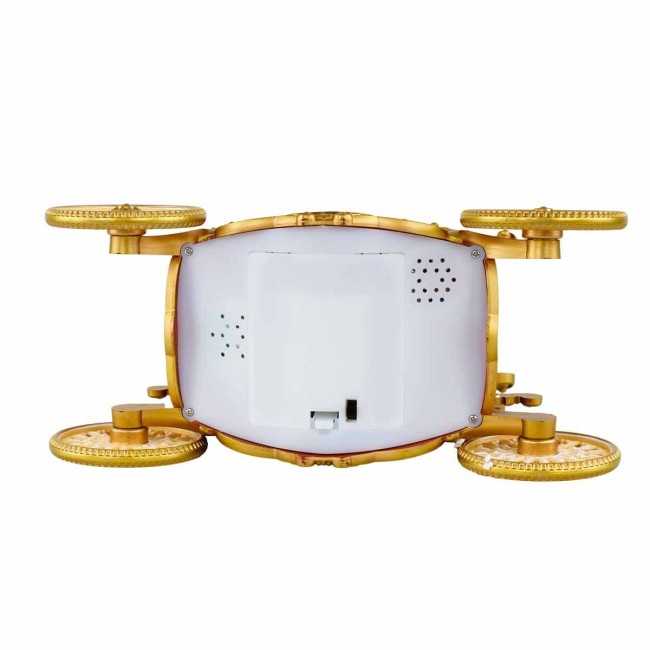 Carrozza Carillon Natalizia con Luci e Musica H.20 cm