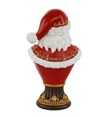 Busto di Babbo Natale in Resina H.29,5 cm