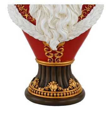 Busto di Babbo Natale in Resina H.29,5 cm