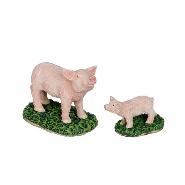 Pigs and piglets 2 pieces - Luville 1163046