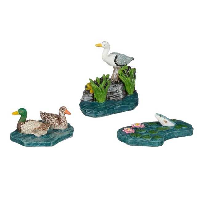 Heron and ducks 3 pieces - Luville 1163047