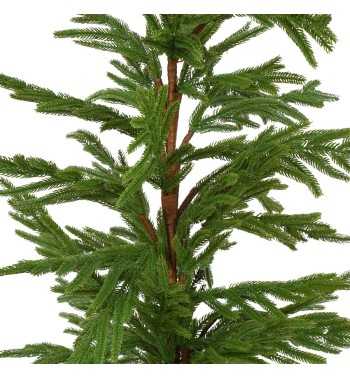 Albero di Natale Verde in PE con Vaso H.88 cm