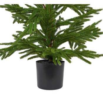 Albero di Natale Verde in PE con Vaso H.88 cm