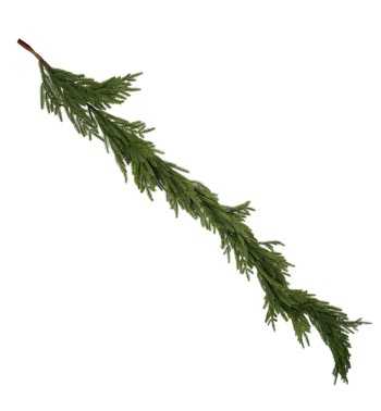 Tralcio Natalizio Verde in PE L.240 cm