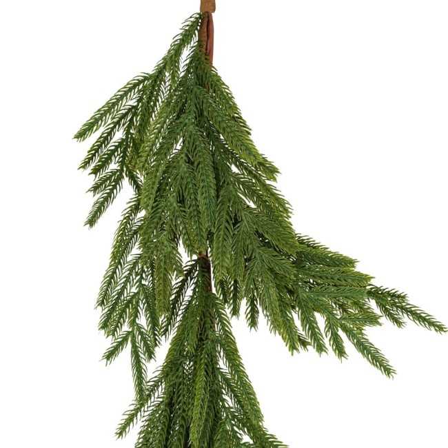 Tralcio Natalizio Verde in PE L.240 cm