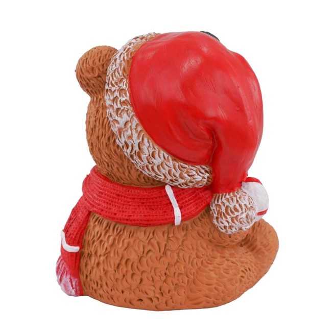 Orsacchiotto Natalizio con Led in Magnesio H.29 cm