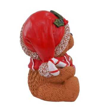 Orsacchiotto Natalizio con Led in Magnesio H.29 cm