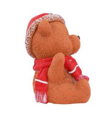 Orsacchiotto Natalizio con Led in Magnesio H.29 cm