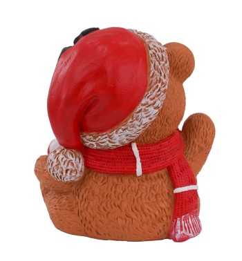 Orsacchiotto Natalizio con Led in Magnesio H.29 cm