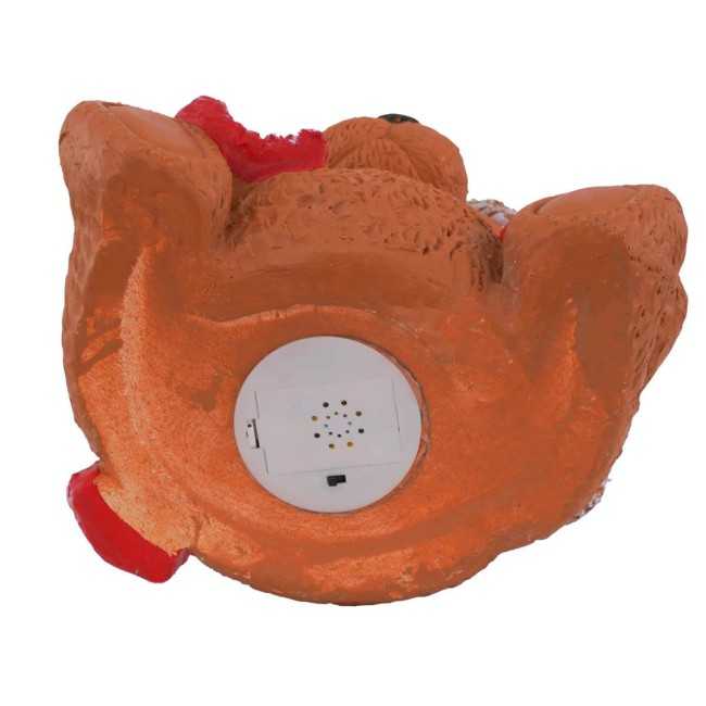 Orsacchiotto Natalizio con Led in Magnesio H.29 cm