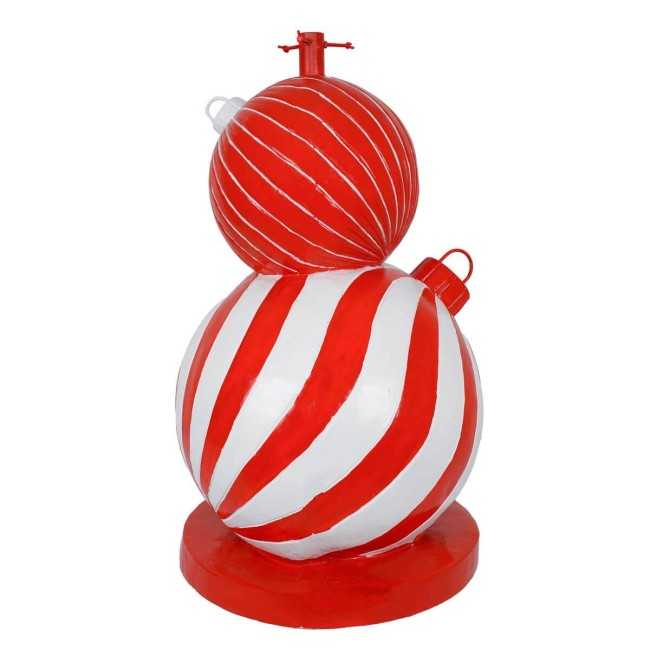 Base per Albero di Natale a Forma di Sfere in Magnesio H.85 cm