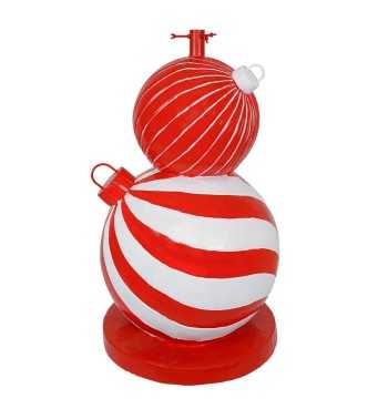 Base per Albero di Natale a Forma di Sfere in Magnesio H.85 cm