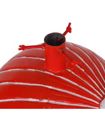 Base per Albero di Natale a Forma di Sfere in Magnesio H.85 cm