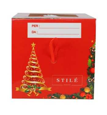 Pallina Babbo Natale con Led D.8 cm