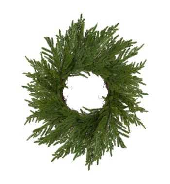 Ghirlanda Natalizia Verde in PE D.100 cm