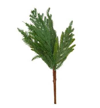 Pick Natalizio con 3 Rami in PE H.45 cm