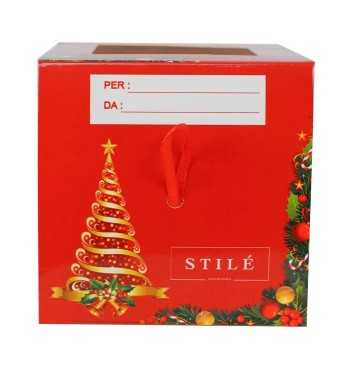 Pallina Natalizia con Schiaccianoci e Led D.8 cm