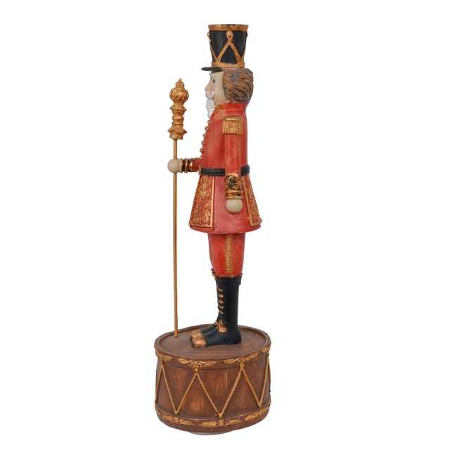 Carillon Schiaccianoci Natalizio in Resina H.28 cm