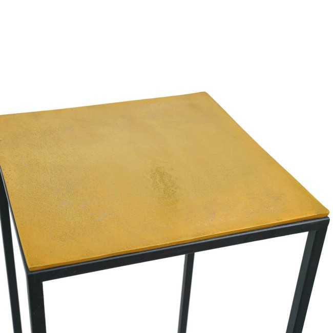 Set 2 Espositori in Alluminio Nero e Oro