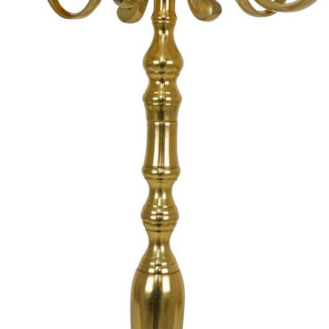 Candelabro in Alluminio Oro H.77 cm