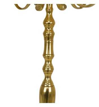Candelabro in Alluminio Oro H.77 cm