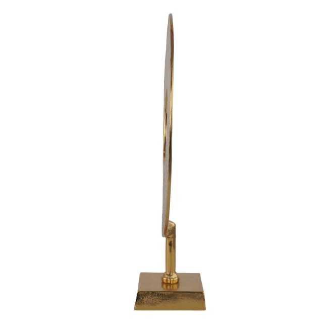 Complemento d'Arredo in Alluminio Oro H.46 cm