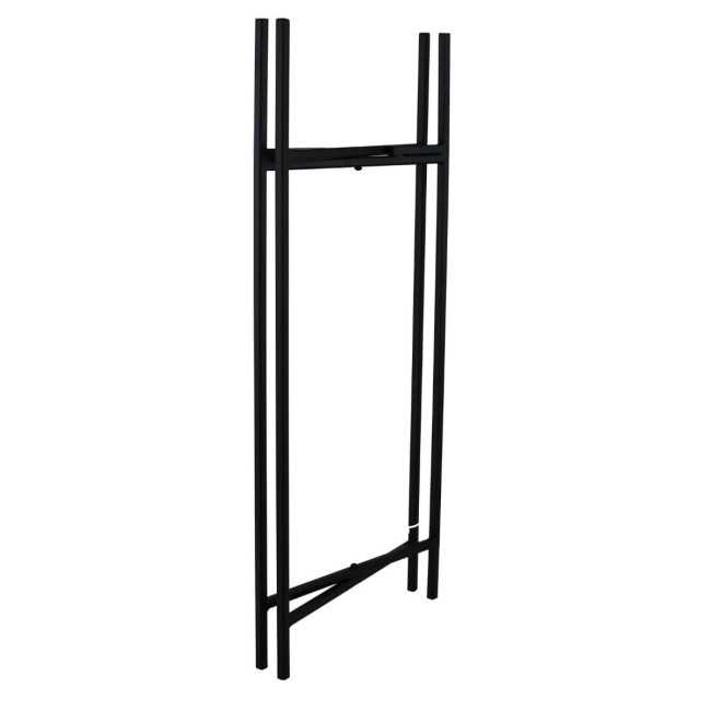 Vaso Dorato su Piedistallo Nero in Alluminio 2 Misure