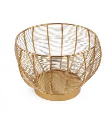 Centrotavola in Alluminio Oro 2 Misure