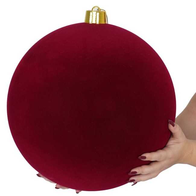 Palle Natalizie in Velluto D.40 cm - 3 Colori