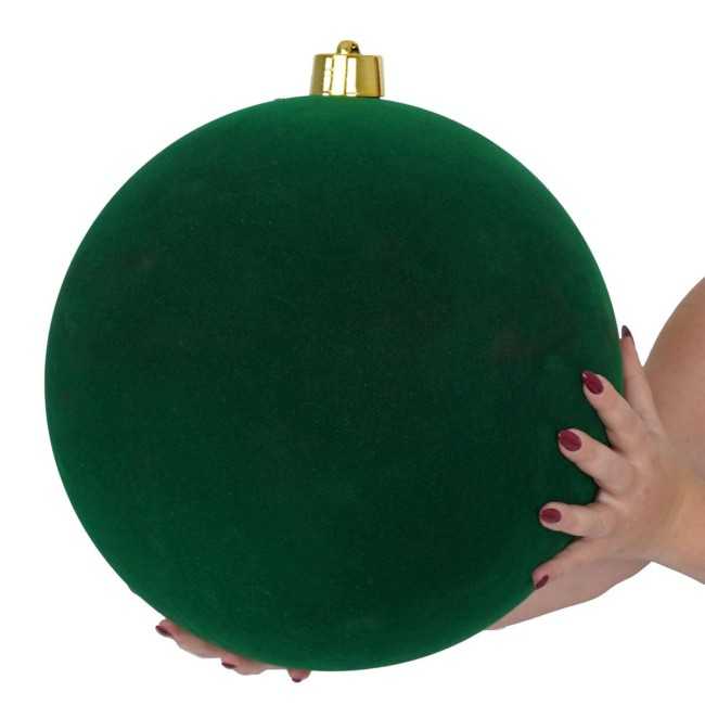 Palle Natalizie in Velluto D.40 cm - 3 Colori
