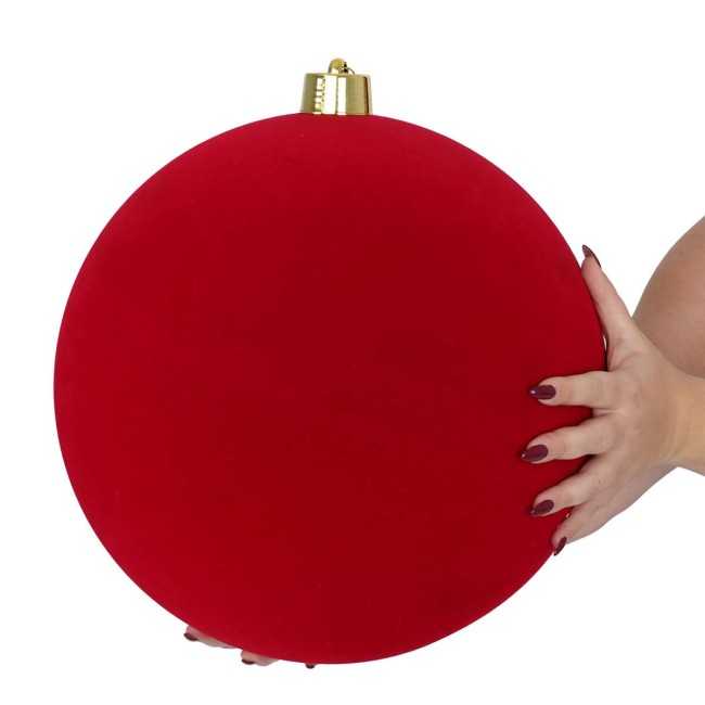 Palle Natalizie in Velluto D.40 cm - 3 Colori